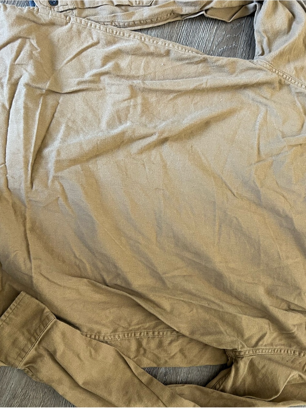 Wrangler Tan cotton Work Shirt with pockets - Picture 3 of 3